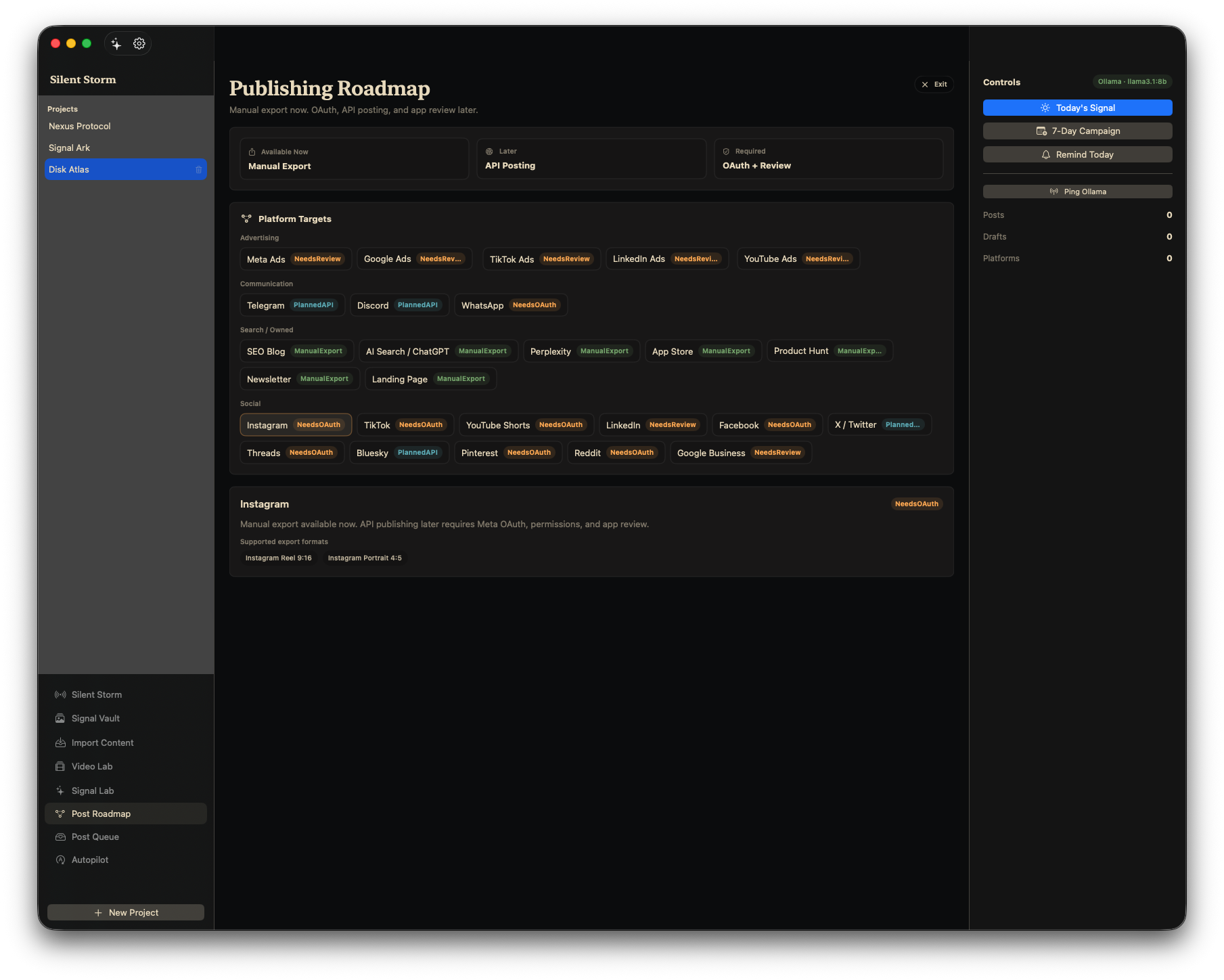 Silent Storm UI 5